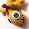 Gecko Keychain - Vintage Doll