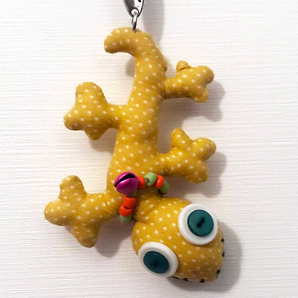 Gecko Keychain - Vintage Doll