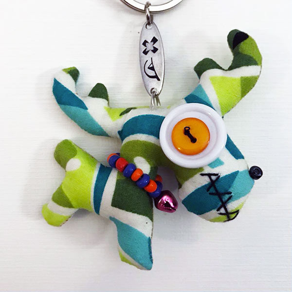 Reindeer Keychain - Vintage Doll