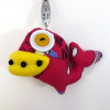 Keychain Colorful Piranha Fish - Vintage Doll