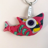 Keychain Colorful Shark Fish - Vintage Doll