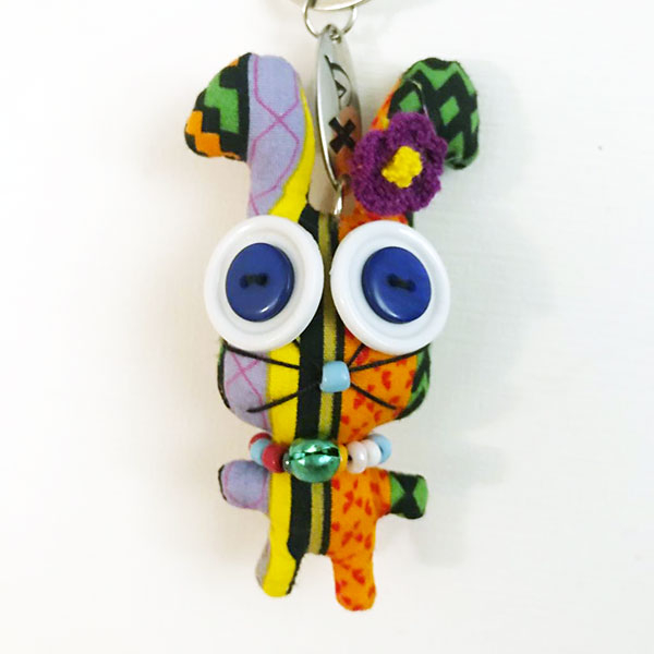 Keychain Rabbit - Vintage Doll