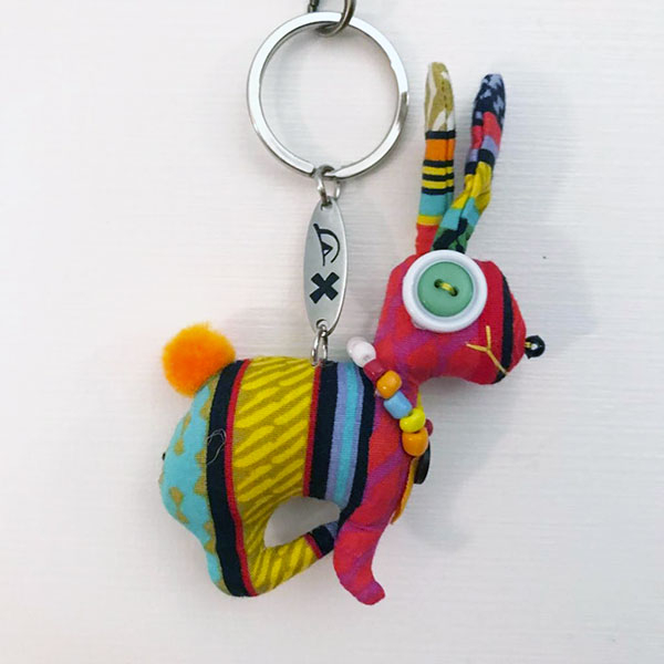 Keychain Rabbit - Vintage Doll