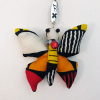 Multicolor Butterfly Keychain - Vintage Doll