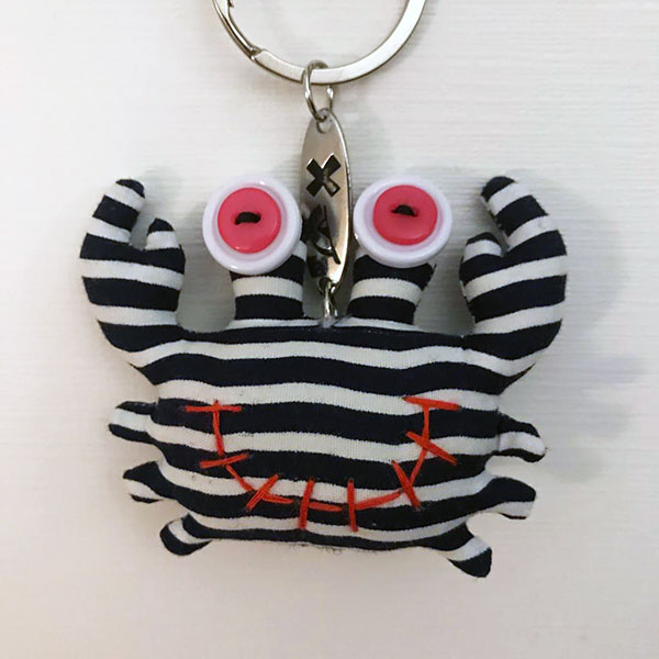 Keychain Crab - Vintage Doll