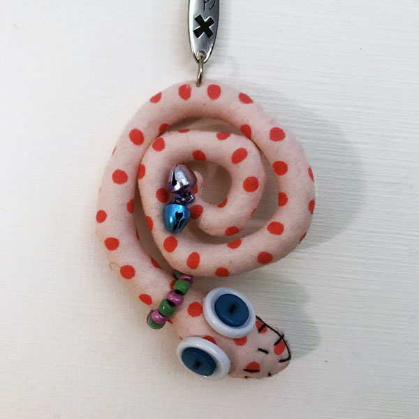 Keychain Snake - Vintage Doll