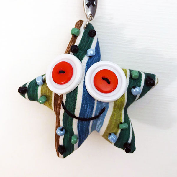 Keychain Starfish - Vintage Doll