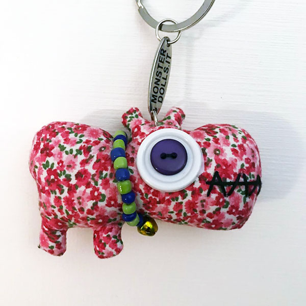 Hippo Keychain - Vintage Doll