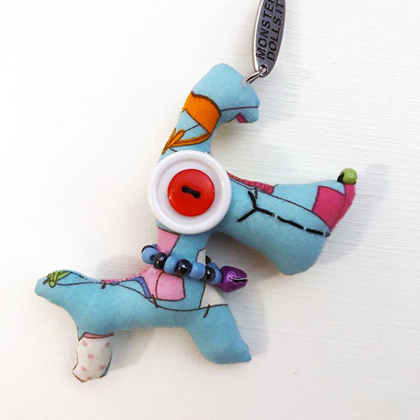 Dog Keychain - Vintage Doll