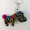 Dog Keychain - Vintage Doll