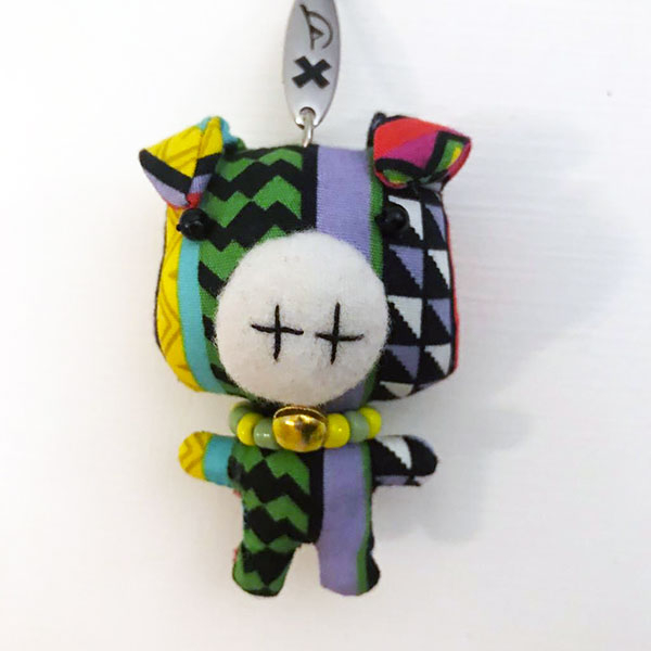 Keychain Pig - Vintage Doll