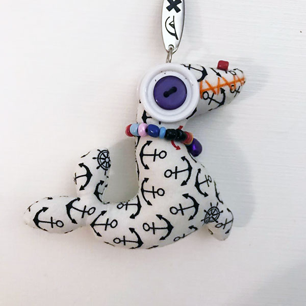 Keychain Seal - Vintage Doll