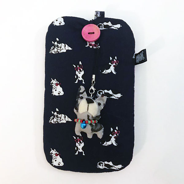 Porta cellulare in stoffa