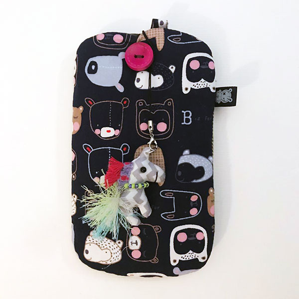 Porta cellulare in stoffa