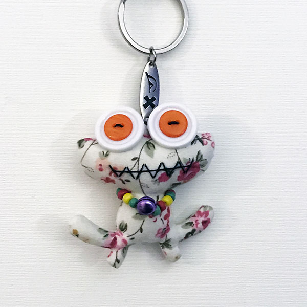 Portachiavi Rana rossa - Vintage Doll