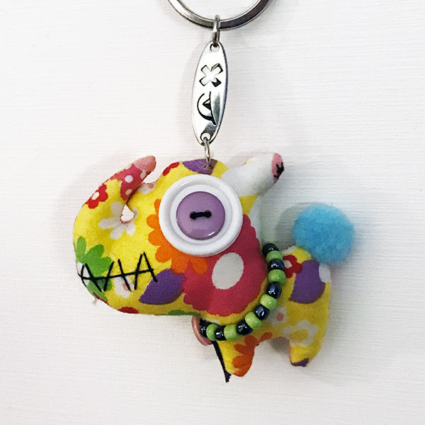 Portachiavi Rinoceronte - Vintage Doll