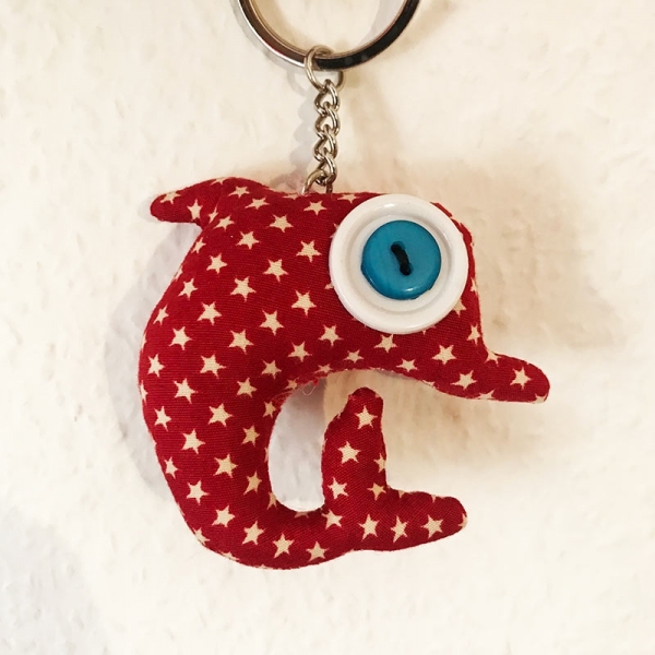 Keychain Dolphin - Vintage Doll