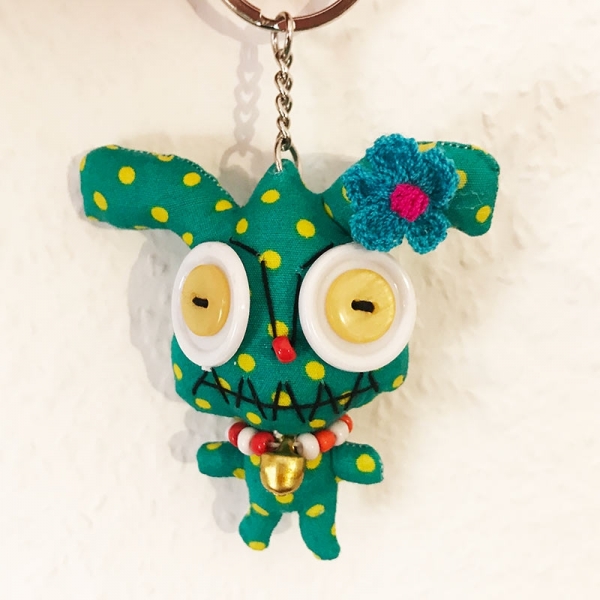 Keychain Rabbit - Vintage Doll