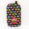 Cover Phone Bag Elefanti e Fiore