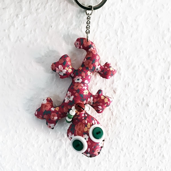 Gecko Keychain - Vintage Doll