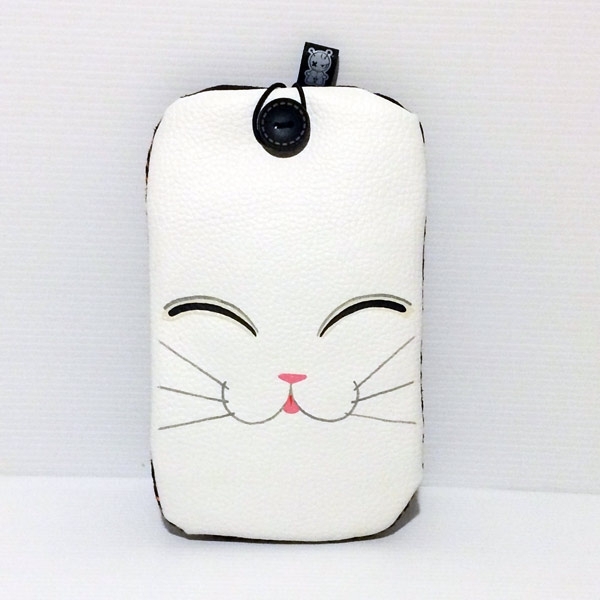 Cover cellulare Gatto bianco