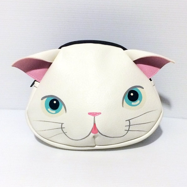 Animal Small Bag White Cat