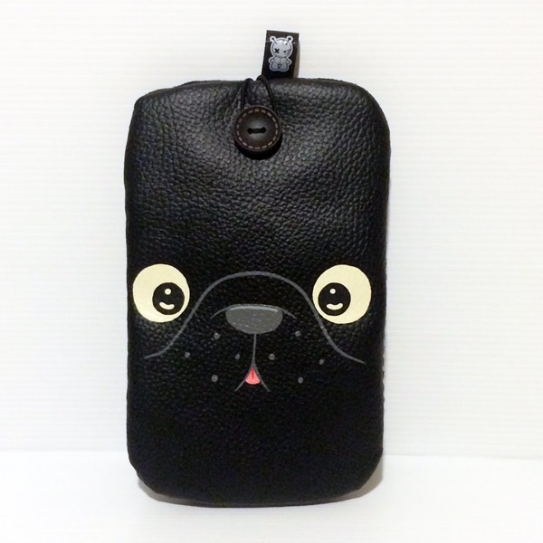 Cover cellulare Bulldog Francese nero