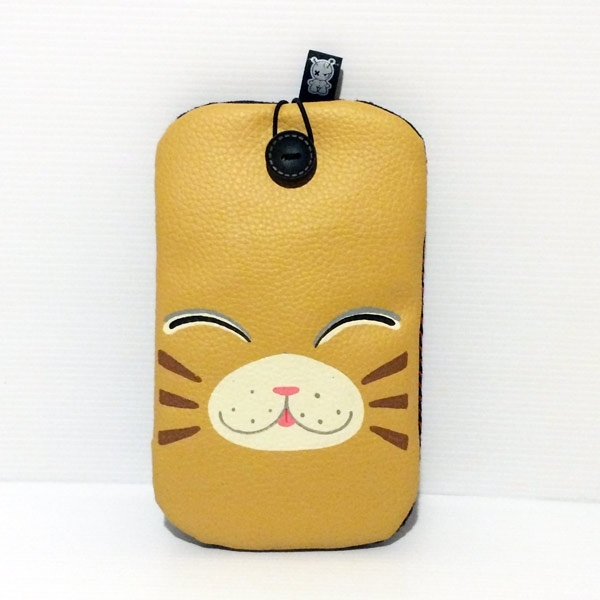 Cover cellulare Gatto arancione