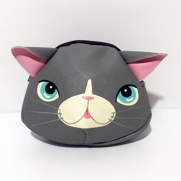 Animal Small Bag Grey Cat