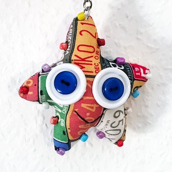 Keychain Starfish - Vintage Doll