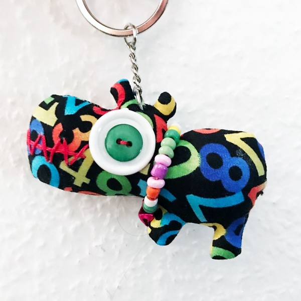 Hippo Keychain - Vintage Doll