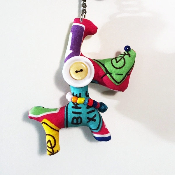 Dog Keychain - Vintage Doll