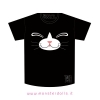 Black T-shirt - Cat